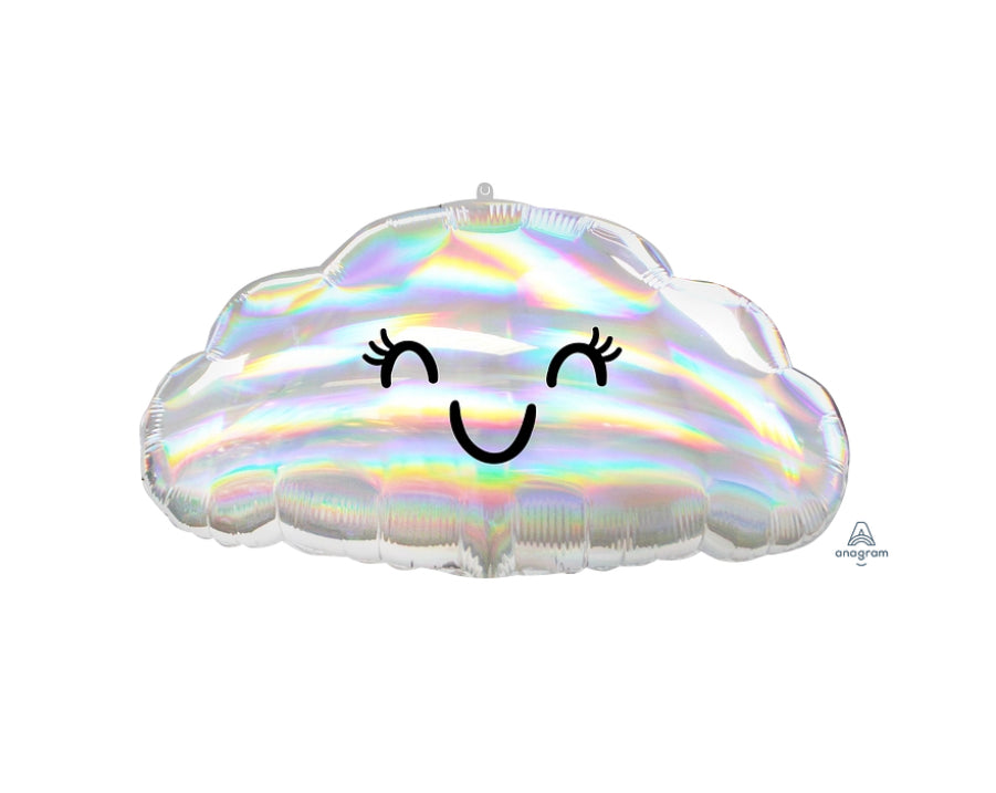 Anagram 18" Holographic Iridescent Cloud (Flat)
